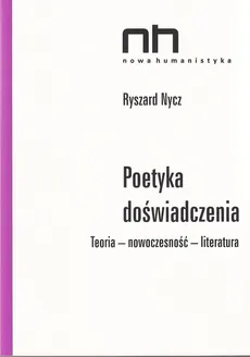 Poetyka doświadczenia - Outlet - Ryszard Nycz