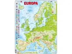 Puzzle Europa  mapa fizyczna 87