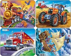 Piraci / Traktor / Ciężarówka / Pociąg Puzzle