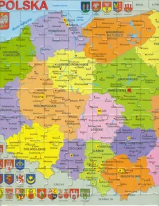 Puzzle Polska mapa
