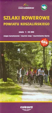 Szlaki rowerowe powiatu koszlińskiego mapa turystyczna
