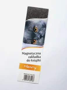 Magnetyczna zakładka do książki Henry UV Kot