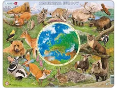 Puzzle Zwierzęta Europy 90