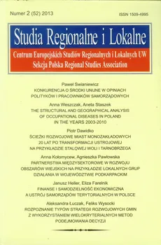 Studia Regionalne i Lokalne 2 (52) 2013