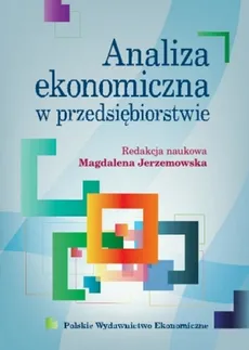 Analiza ekonomiczna w przedsiębiorstwie - Magdalena Jerzemowska