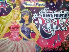 Podkład szkolny obustronny na biurko Barbie Princess and Popstar