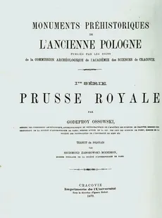Prusse Royale reprint Zabytki przedhistoryczne - Outlet - Godefroy Ossowski
