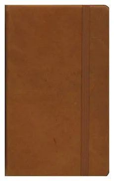 Notes Pocket Leuchtturm1917 w kratkę brązowy skórzany