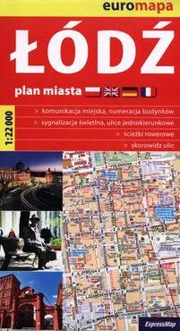 Łódź 1:22 000 plan miasta