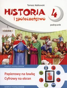 Wehikuł czasu Historia i społeczeństwo 4 Podręcznik + multipodręcznik + CD - Tomasz Małkowski