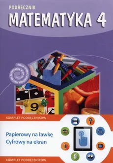 Matematyka z plusem 4 Podręcznik + multipodręcznik - Outlet - Małgorzata Dobrowolska, Marta Jucewicz, Piotr Zarzycki