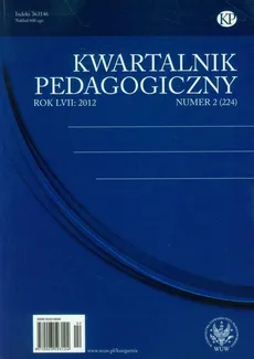 Kwartalnik Pedagogiczny nr 2 2012 - Praca zbiorowa