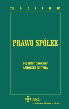 Meritum Prawo Spółek - Andrzej Kidyba