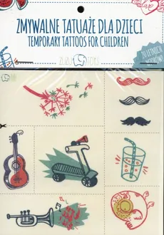 Zmywalne tatuaże dla dzieci - Letnie wzory - Ola Cieślak