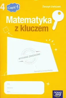 Matematyka z kluczem 4 Zeszyt ćwiczeń Część 1 - Outlet - Marcin Braun, Agnieszka Mańkowska, Małgorzata Paszyńska