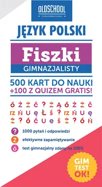 Język polski Fiszki gimnazjalisty - Paweł Pokora