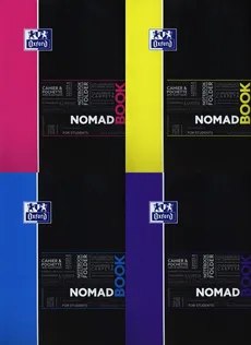 Kołonotatnik A4 Oxford w kratkę 80 kartek Nomadbook mix