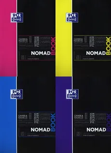 Kołonotatnik A4 Oxford w linie 80 kartek Nomadbook mix