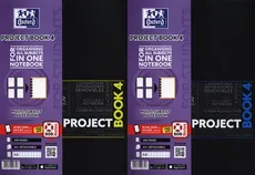 Kołozeszyt A4 Oxford w kratkę 100 kartek Project Book 4 mix
