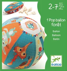 Materiałowa piłka z zestawem balonów Forest ball - Outlet