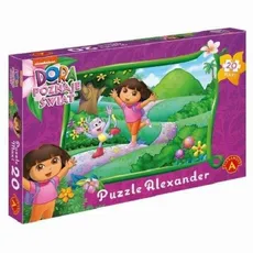 Puzzle Maxi 20 Dora poznaje świat Kolorowa kraina - Outlet