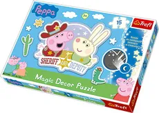 Puzzle Magic Decor  Świnka Peppa 15 - Outlet
