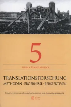 Translationsforschung Methoden Ergebnisse Perspektiven