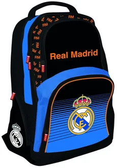Plecak szkolny Real Madrid pomarańczowy napis