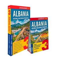 Albania Kosowo Macedonia Północna 3w1 przewodnik + atlas + mapa - Nowek Izabela