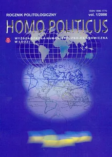 Rocznik politologiczny Homo Politicus 1/2006