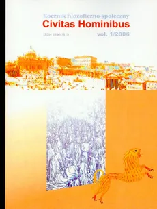 Rocznik filozoficzno społeczny Civitas Hominib 1/2006 - Outlet