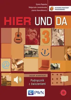 Hier und da 3 Podręcznik z ćwiczeniami z płytą CD Język niemiecki - Outlet - Małgorzata Lewandowska, Joanna Nawrotkiewicz, Sylwia Rapacka