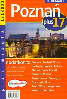 Poznań plus 17 atlas miast 1:18 000 - Outlet