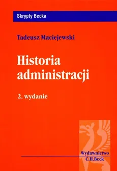 Historia administracji - Outlet - Tadeusz Maciejewski