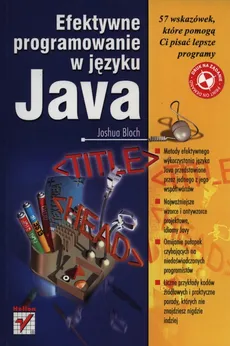 Efektywne programowanie w języku Java - Joshua Bloch