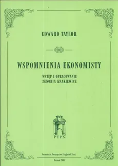 Wspomnienia ekonomisty - Outlet - Edward Taylor