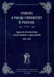 Starania o Polski Uniwersytet w Poznaniu - Outlet