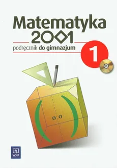 Matematyka 2001 1 Podręcznik z płytą CD - Outlet - Anna Dubiecka, Barbara Dubiecka-Kruk, Zbigniew Góralewicz
