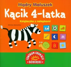 Mądry Maluszek Kącik 4-latka Książeczka z nalepkami - Weronika Goszczyńska