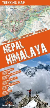 Nepal Himalaya mapa trekkingowa 1:1 100 000