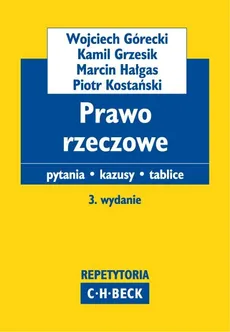 Prawo rzeczowe - Wojciech Górecki, Kamil Grzesik, Marcin Hałgas