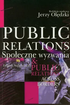 Public relations Społeczne wyzwania - Outlet - Jerzy Olędzki
