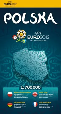 Polska 1:700 000 Euro 2012 papierowa mapa samochodowa