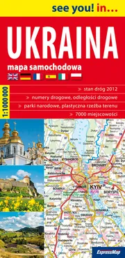 Ukraina 1:1 000 000 mapa samochodowa