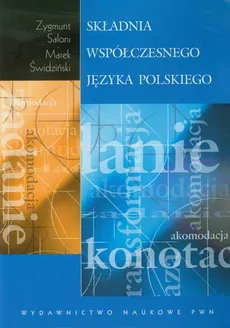 Składnia współczesnego języka polskiego - Zygmunt Saloni, Marek Świdziński