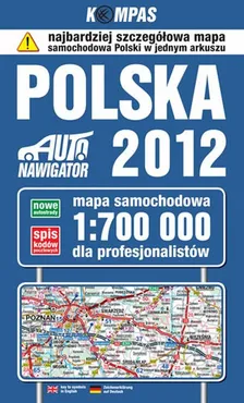 Polska Mapa samochodowa dla profesjonalistów