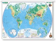 Świat Mapa fizyczna 1:28 mln - Outlet