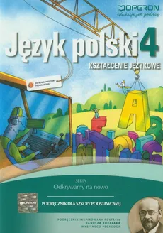 Język polski 4 Podręcznik Kształcenie językowe - Outlet - Małgorzata Białek