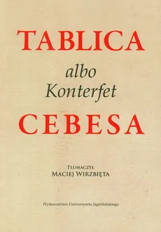 Tablica albo Konterfekt Cebesa - Justyna Kiliańczyk-Zięba