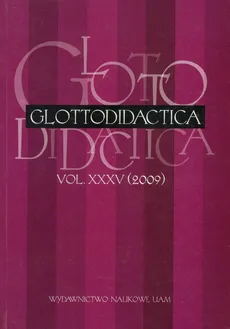 Glottodidactica vol. XXXV (2009) - Outlet